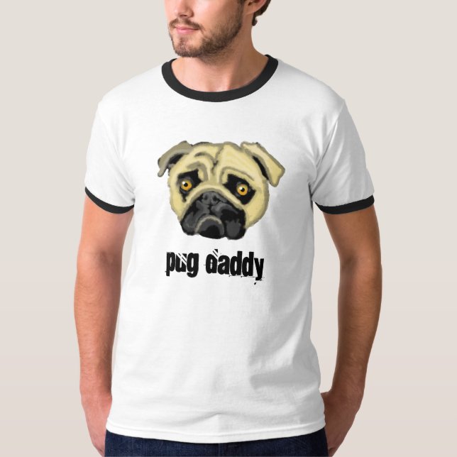 Pug Daddy T-shirt (Framsida)