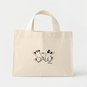 Pug Dance Lycklig Mini Tygkasse
