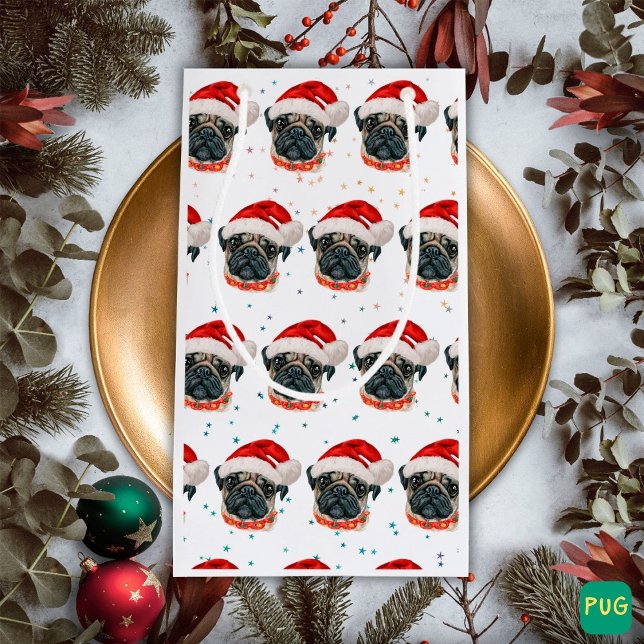 Pug Dog Breed Christmas Stars (Skapare uppladdad)