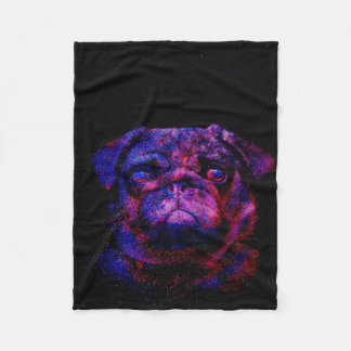 Pug Dog Cute | Stor gåva till hund Lovers Fleecefilt