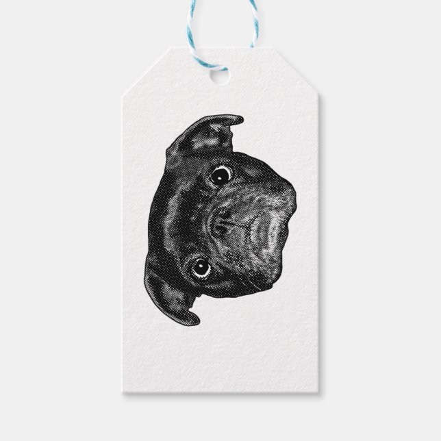 Pug Dot Fest Tagg Presentetikett (Framsidan)