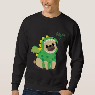 PUG DRAGON DESIGN Classic T-Shirt 423 Lång Ärmad Tröja