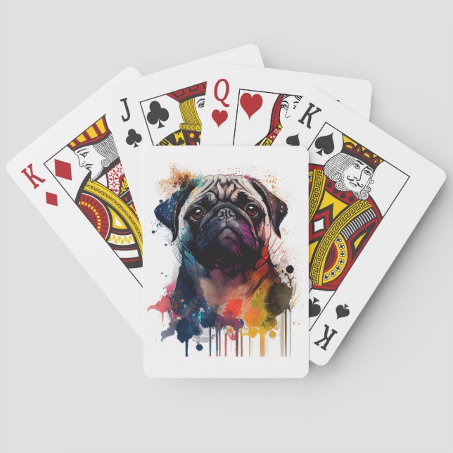 Pug entra en tu vida con estilo casinokort (Baksidan)