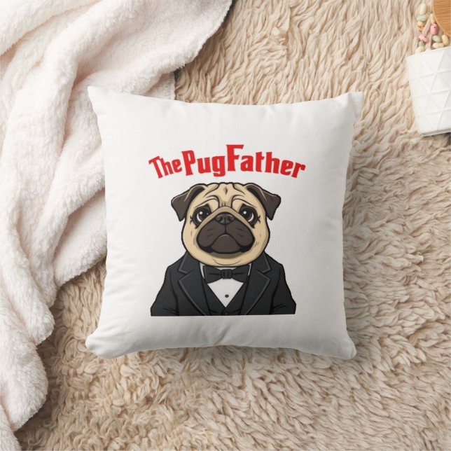 Pug Far Kudde (Filt)