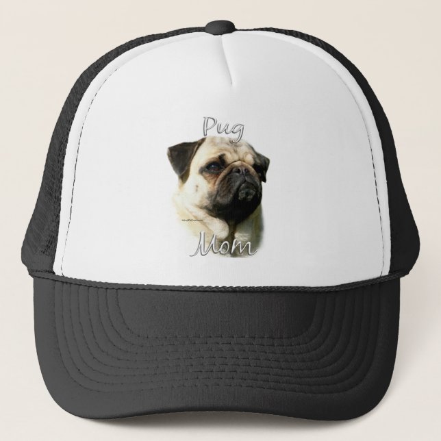 Pug (fawn) Mamma 2 Truckerkeps (Framsida)