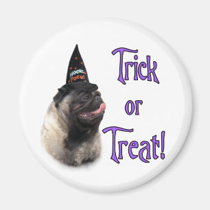 Pug (fawn) Trick Magnet