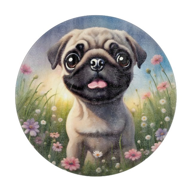Pug Flowers (Framsidan)