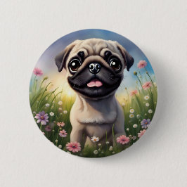 Pug Flowers Knapp