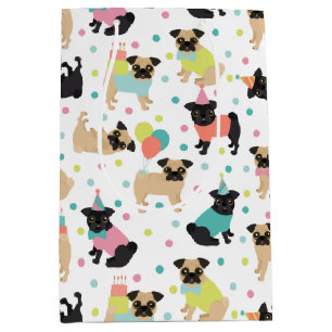 Pug Födelsedagsfest Firande