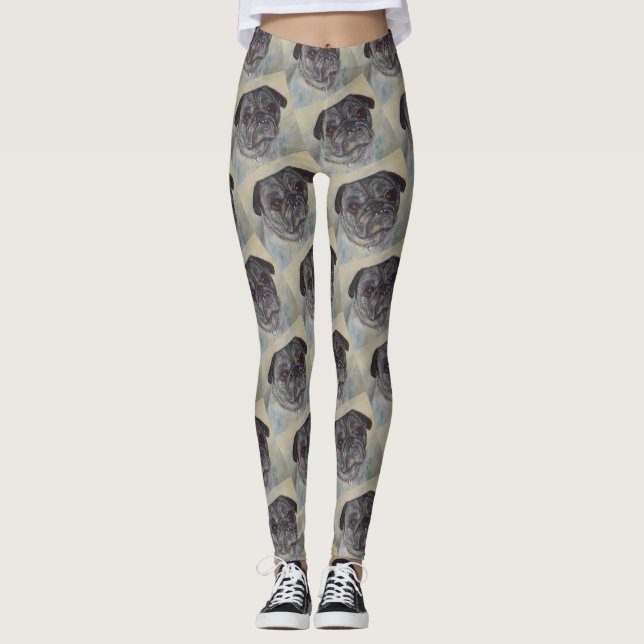 PUG FÖR SPÄDLA OCH SVETTA LEGGINGS (Framsida)