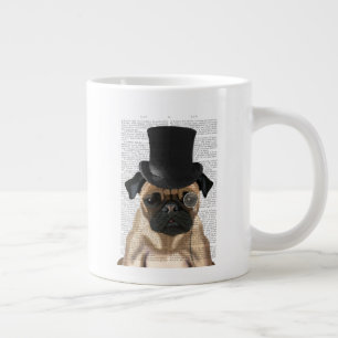 Pug, Formellt hound och Hat Jumbo Mugg