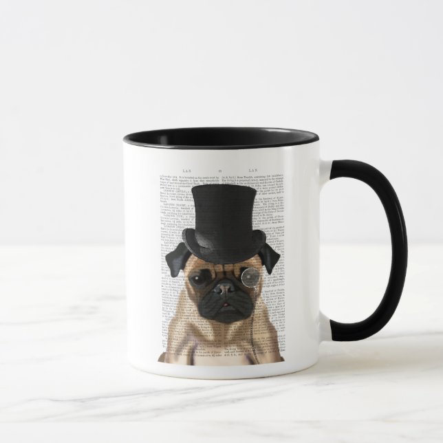 Pug, Formellt hound och Hat Mugg (Höger)