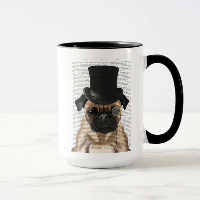 Pug, Formellt hound och Hat Mugg (Höger)