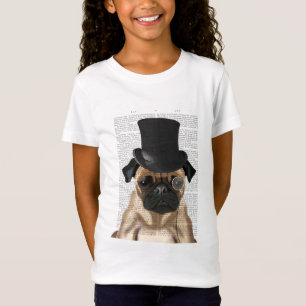 Pug, Formellt hound och Hat T Shirt