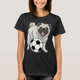 Pug Fotspelare - fotbollsspelare T Shirt