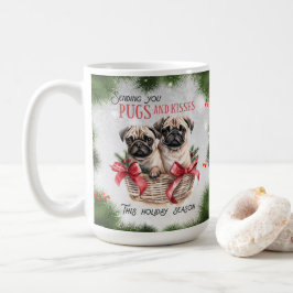 Pug Funny jul Hund Coffee Mugg