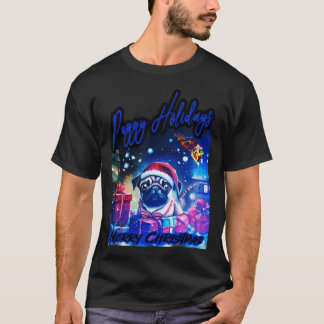 Pug GOD JUL 77 GOD JUL PUGGY JULFIRANDE T Shirt