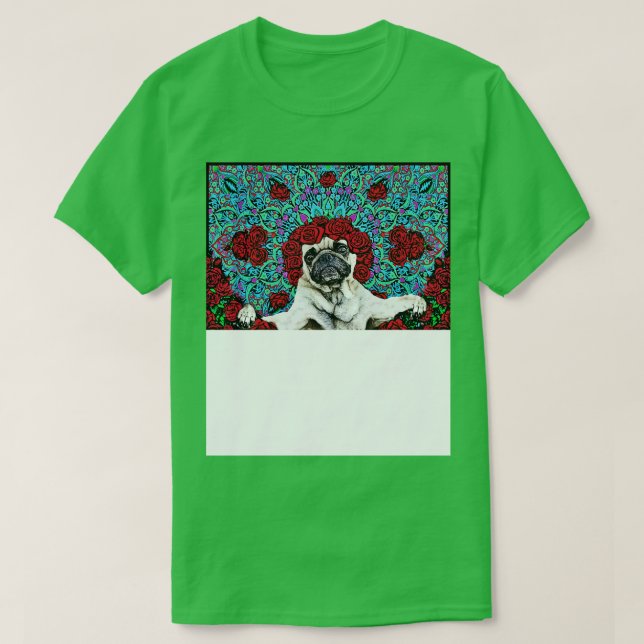 Pug guddess t shirt (Design framsida)