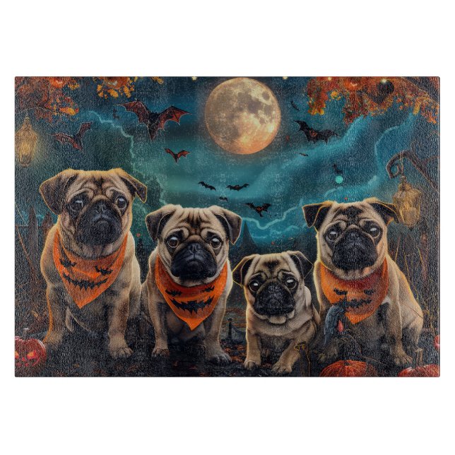 Pug Halloween Spooky (Framsidan)