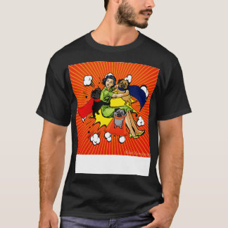 Pug heroes t shirt