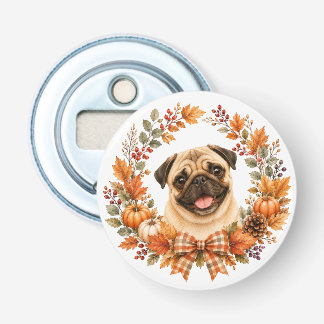 Pug höstkrans flasköppnare