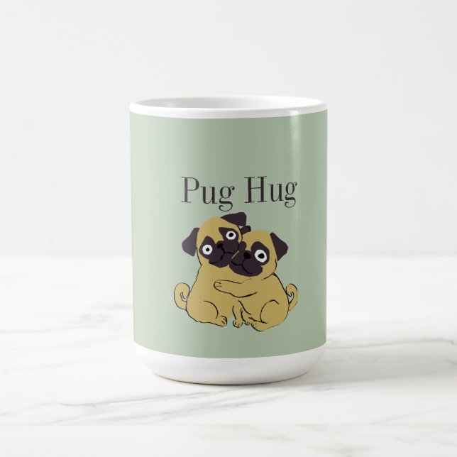 Pug hug  kaffemugg (Center)