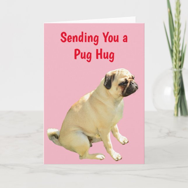 Pug Hug Kort (Framsida)
