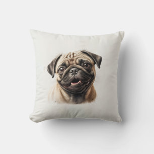 Pug Hund Anpassningsbar Photo Personlig Kudde
