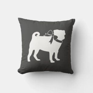 Pug Hund Baby Shower Theme Puppy Gender Neutral Kudde