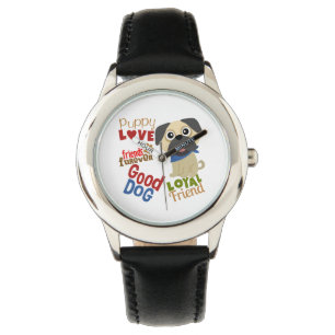 Pug Hund Best Friend Armbandsur