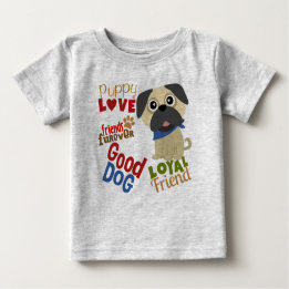 Pug Hund Best Friend Tee