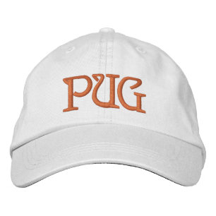 PUG-HUND BRODERAD KEPS