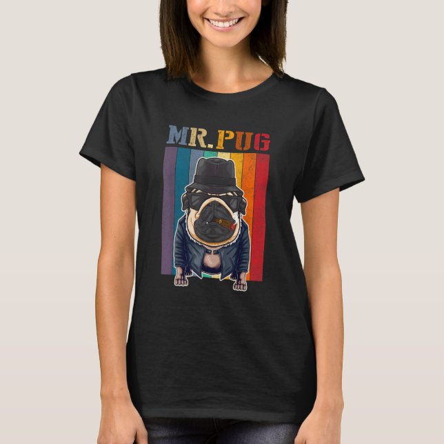 Pug Hund Coola Pug Breed Puppy T Shirt (Framsida)