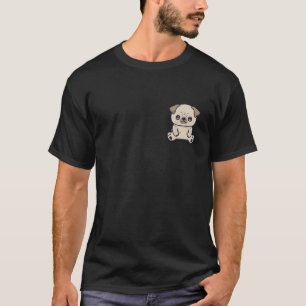 Pug Hund Cute Kawaii Hund älskare ägare Puppy Aest T Shirt