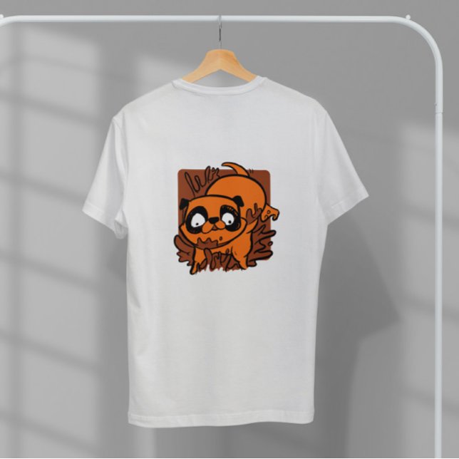 Pug Hund Dörr T Shirt (Skapare uppladdad)