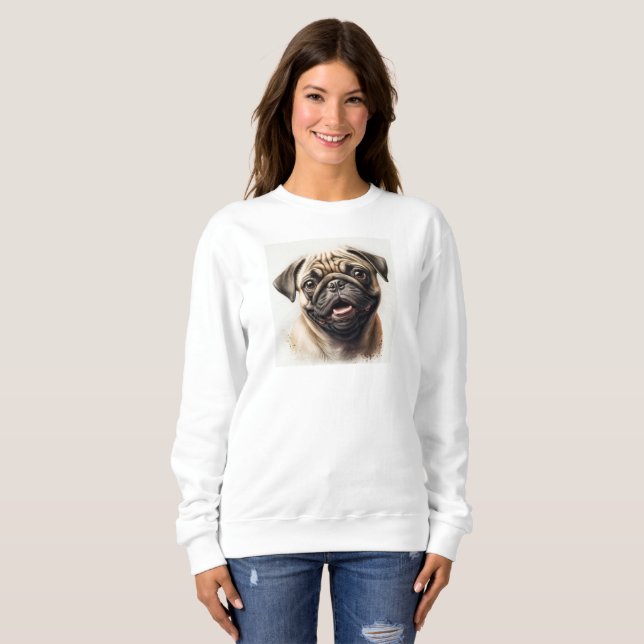 Pug Hund Hund älskare Best Hund Mamma All Wifey-gå T Shirt (Hel framsida)