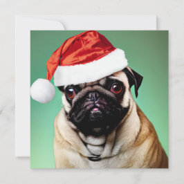 Pug Hund jul
