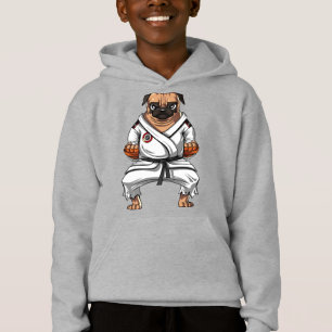 Pug Hund Karate Ninja Martial Arts Pet T Shirt
