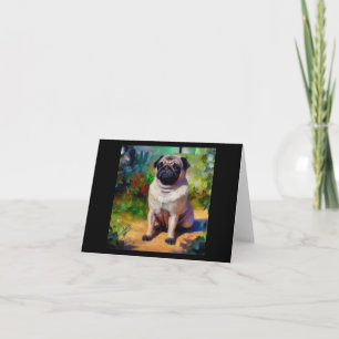 Pug Hund Kort