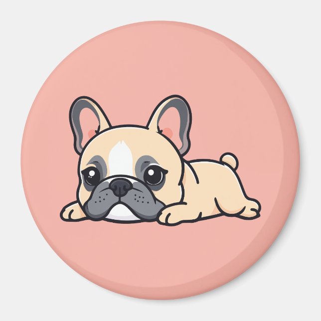 Pug hund magnet (Framsidan)