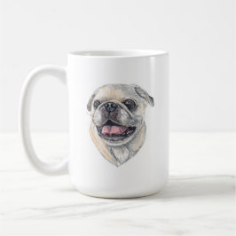 Pug Hund Mugg | 15 oz