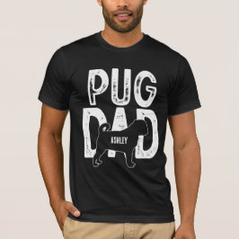 Pug Hund Pappa Puppy Pappa T Shirt