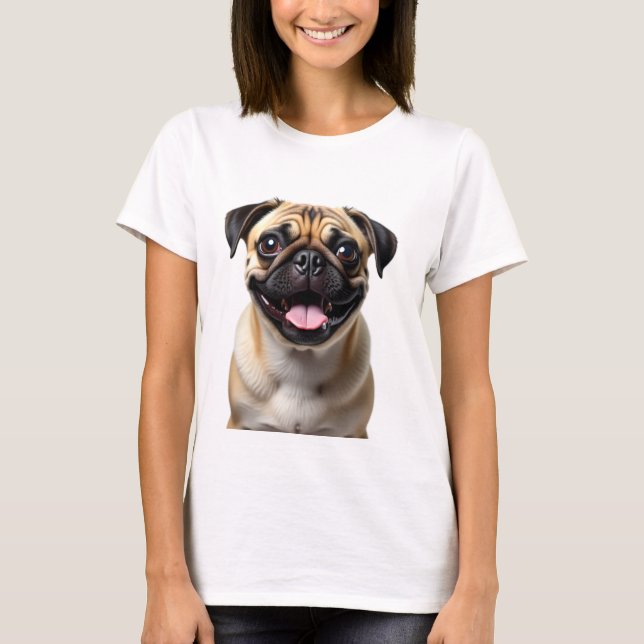 Pug Hund Pet Owners Gift Memorial T Shirt (Framsida)
