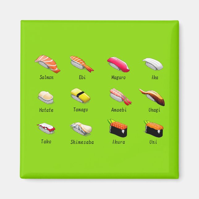 Pug hund Pigg Pigg Magnet (Framsidan)