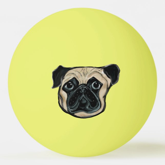 PUG HUND  PINGISBOLL (Framsidan)