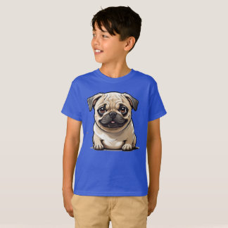 Pug Hund: Pug Glatt Moments T Shirt