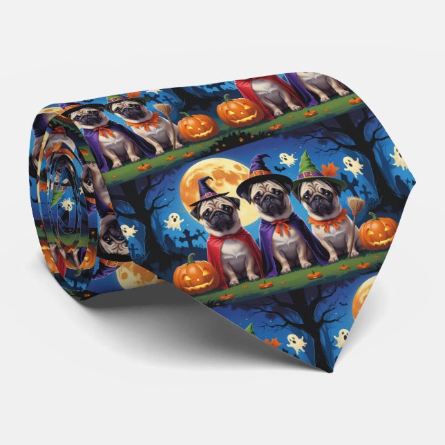 Pug Hund Pumpkin Halloween Funny Slips (Rullad)