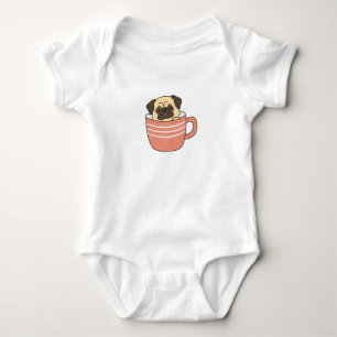 Pug Hund Puppy Boy Friends Hundar i Mugg T Shirt