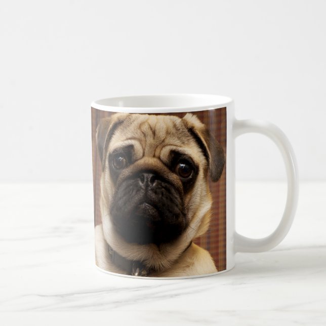 Pug Hund Puppy Mugg-kaffe Mugg Kopp (Höger)