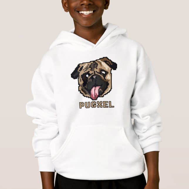 pug hund t shirt (Framsida)